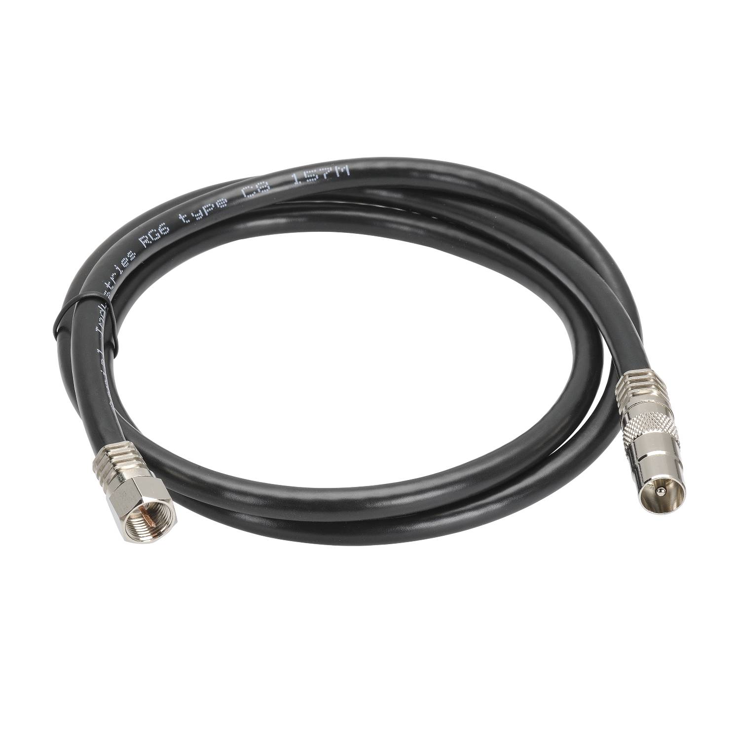 1.2 Meter RG6 Duo Shielded Commercial grade purpose built fly lead