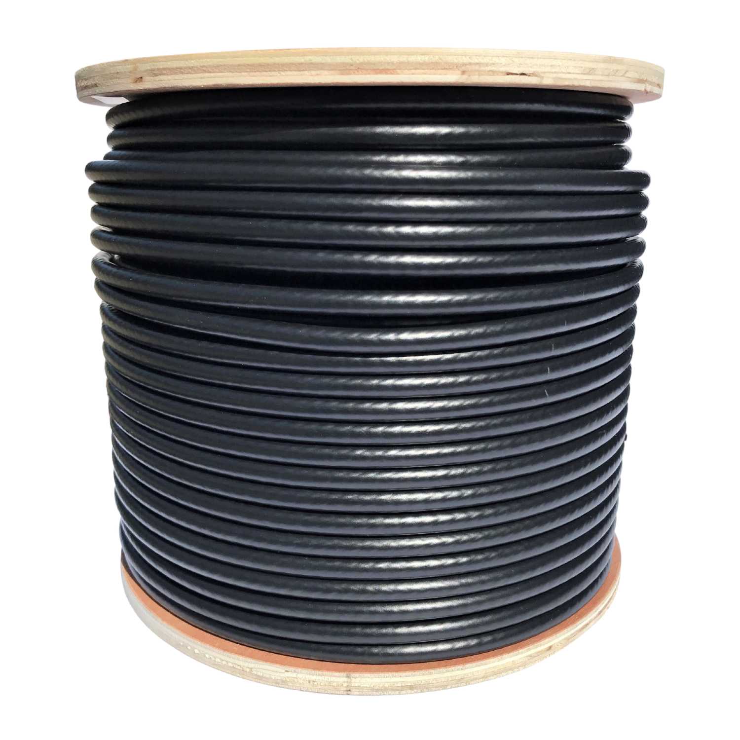 100 Meter of low loss Commercial grade RG6 Quad shielded Coaxial cable