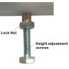 Bolt with securing nut