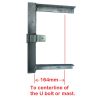 chimney bracket measurement