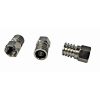 TV cable Connector RG59 Dual Shield Male F Crimp on fitting