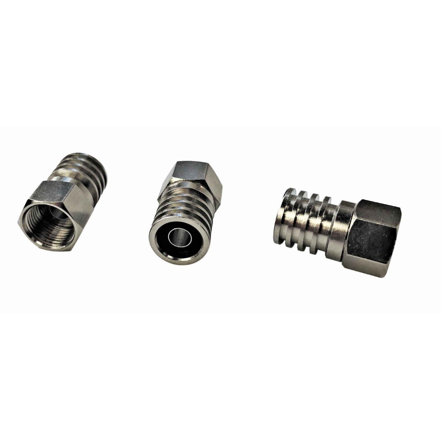 TV cable Connector RG59 Dual Shield Male F Crimp on fitting