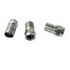 TV cable Connector RG6 Quad Shield Male "F" Crimp on fitting