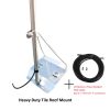 tile roof mount with cable