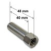 F connector extension 40mm