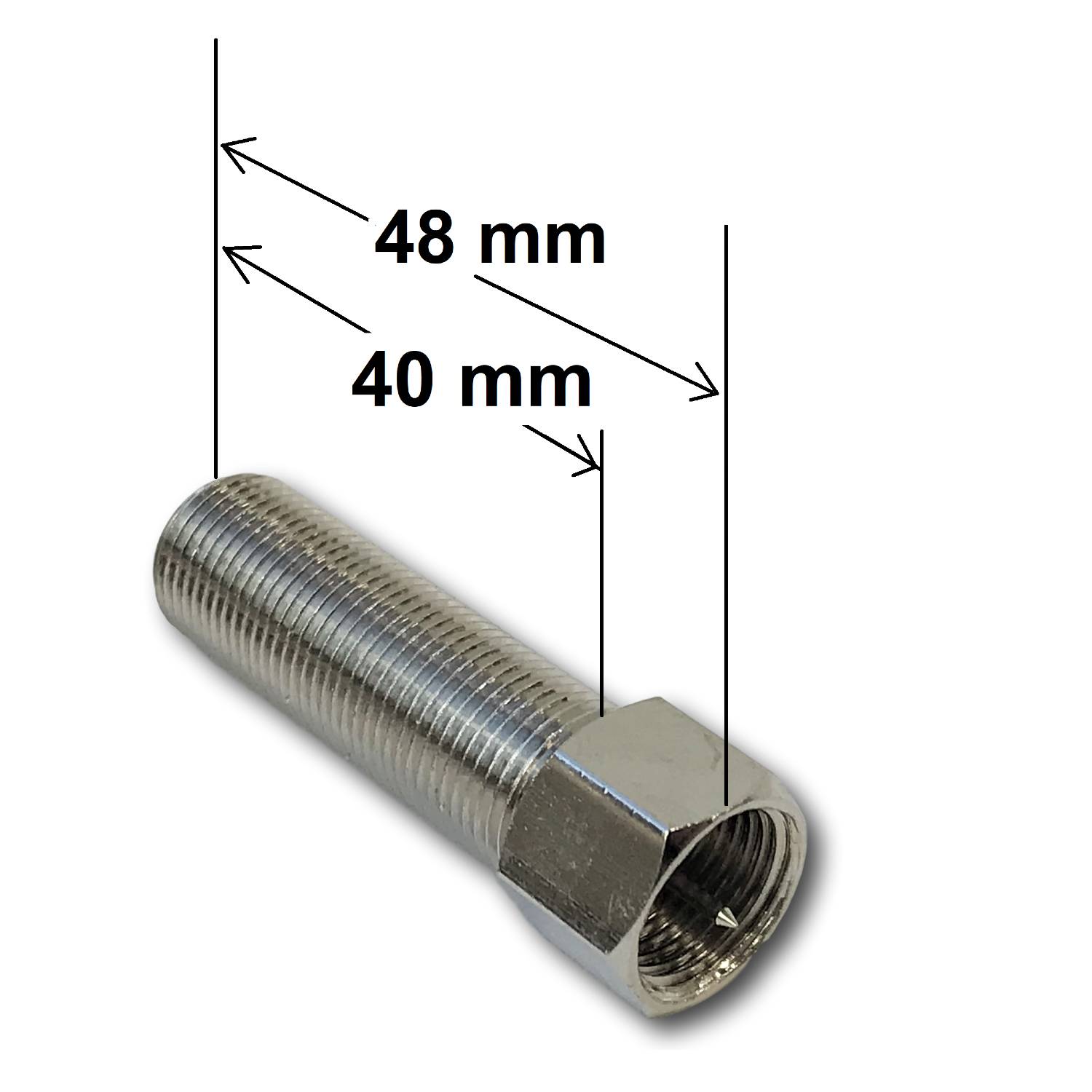 F connector extension 40mm